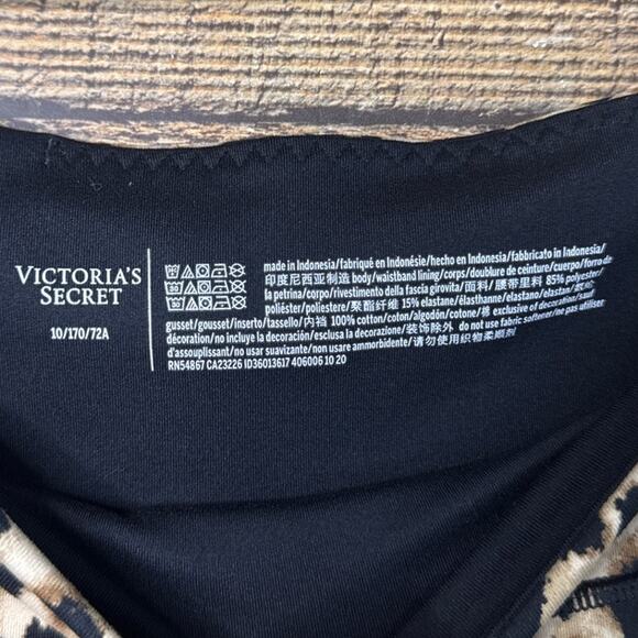 Victoria's Secret Total Knockout 7/8 High Waist Leggings Cheetah Leopard Size 10 - Picture 4 of 9